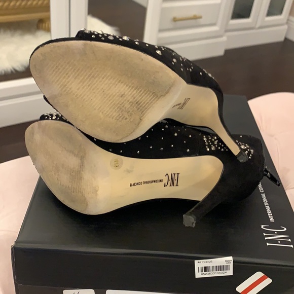 INC black and silver booties - Picture 7 of 7